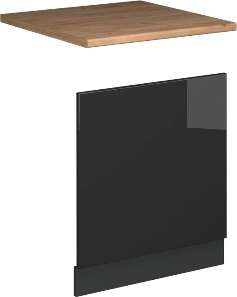 Pannello Lavastoviglie 60cm Vicco Fame-Line Antracite Lucido