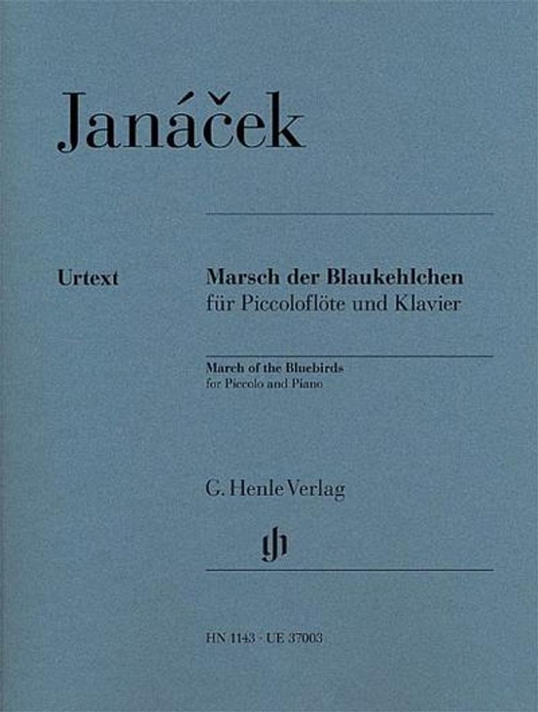 Marsch der Blaukehlchen für Piccoloflöte und Klavier