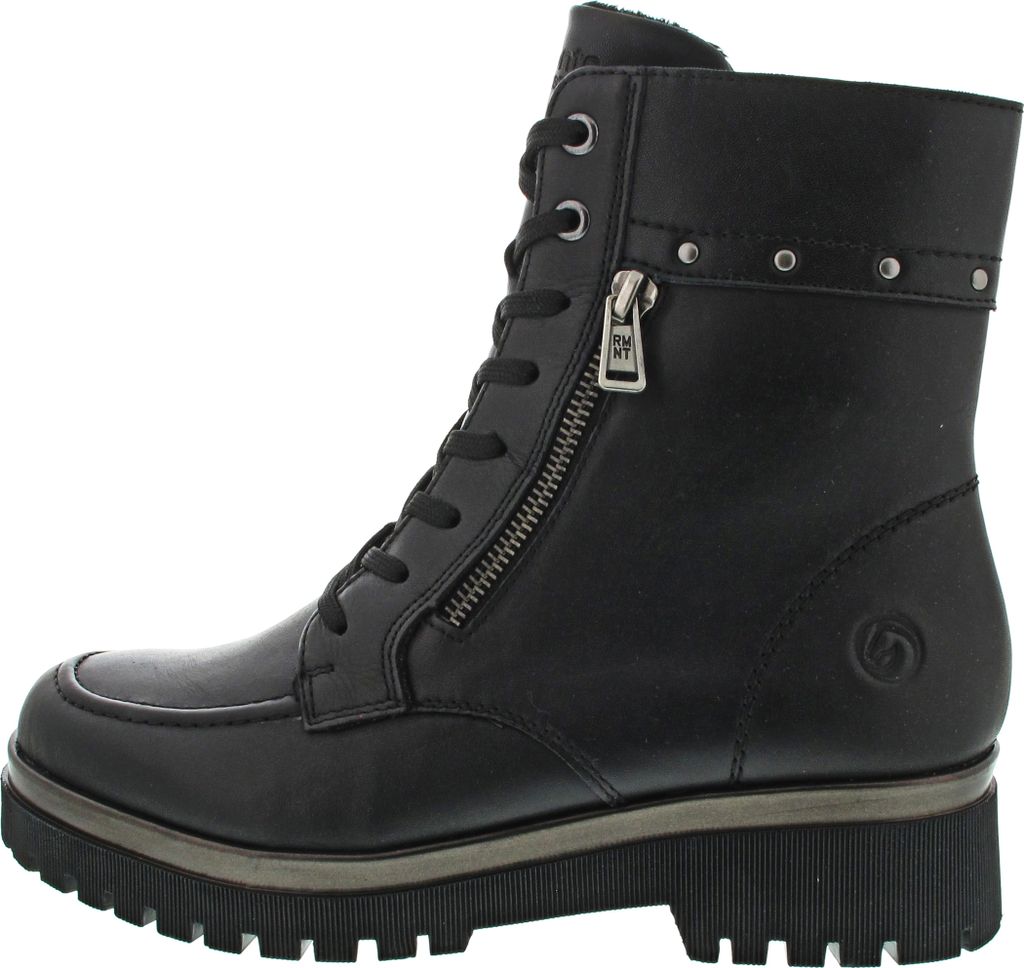 Remonte Schnürstiefel Schwarz in Gr. 37