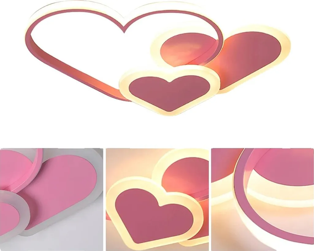 Plafonnier LED design agréable pour les yeux, économie d'énergie A++