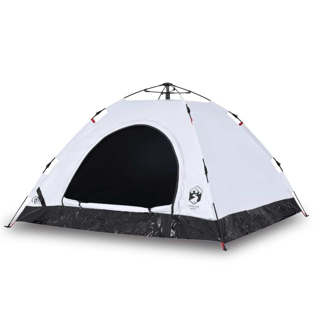 vidaXL Campingzelt 5 Personen Weiß Verdunkelungsstoff Quick Produktbild 
