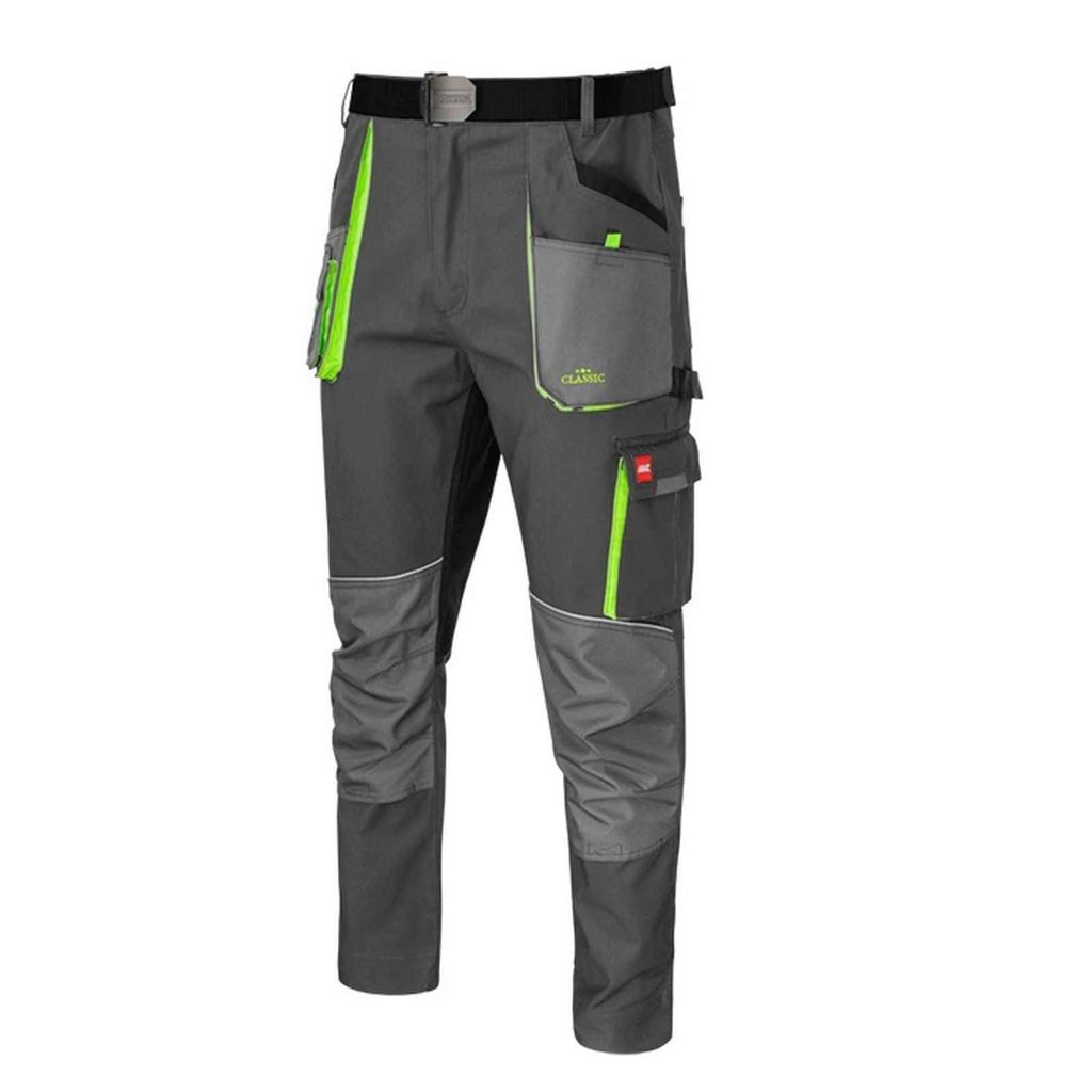 Classic Stretch Slim Arbeitshose mit Farbakzenten 260 g/m² Produktbild 