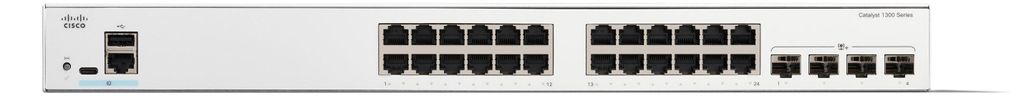 Cisco C1300-24T-4X, Riadený, L2/L3, Gigabit Ethernet Obrázok produktu 