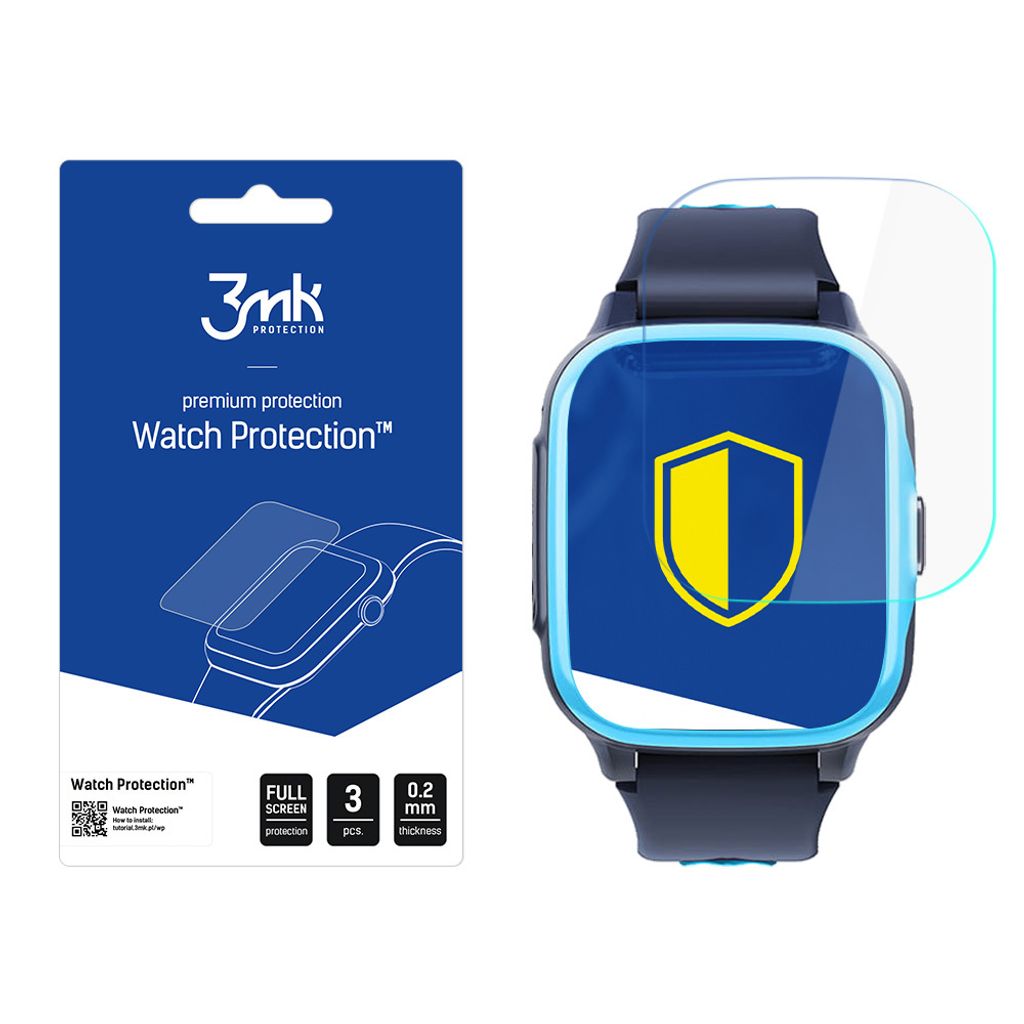 3mk Display Schutzfolie Watch Protection für Garett Kids Trendy 4G 0,2mm (3 Stück)