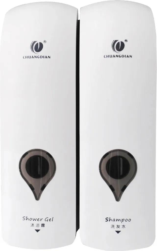 Dispenser Sapone Ricaricabile 2x300ml - Riduci la Plastica in Bagno