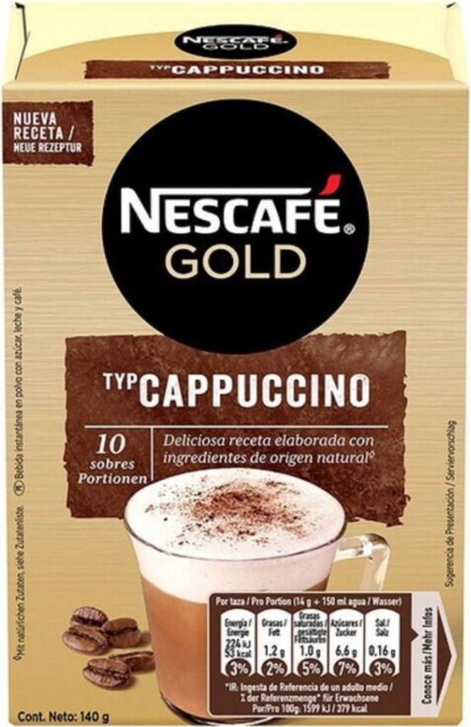 NESCAFÉ Gold Typ Cappuccino Cremig Zart  (1 x 10 x 14g) Produktbild 