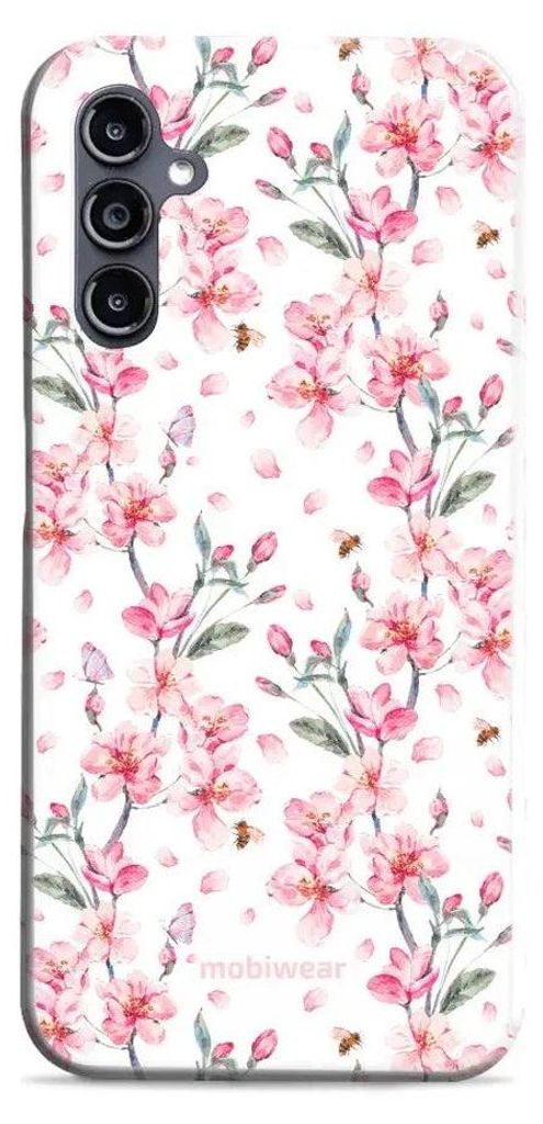 Handyhülle für Galaxy A56 5G, Mobiwear Elite Pro, Japanischer Blumenstrauß