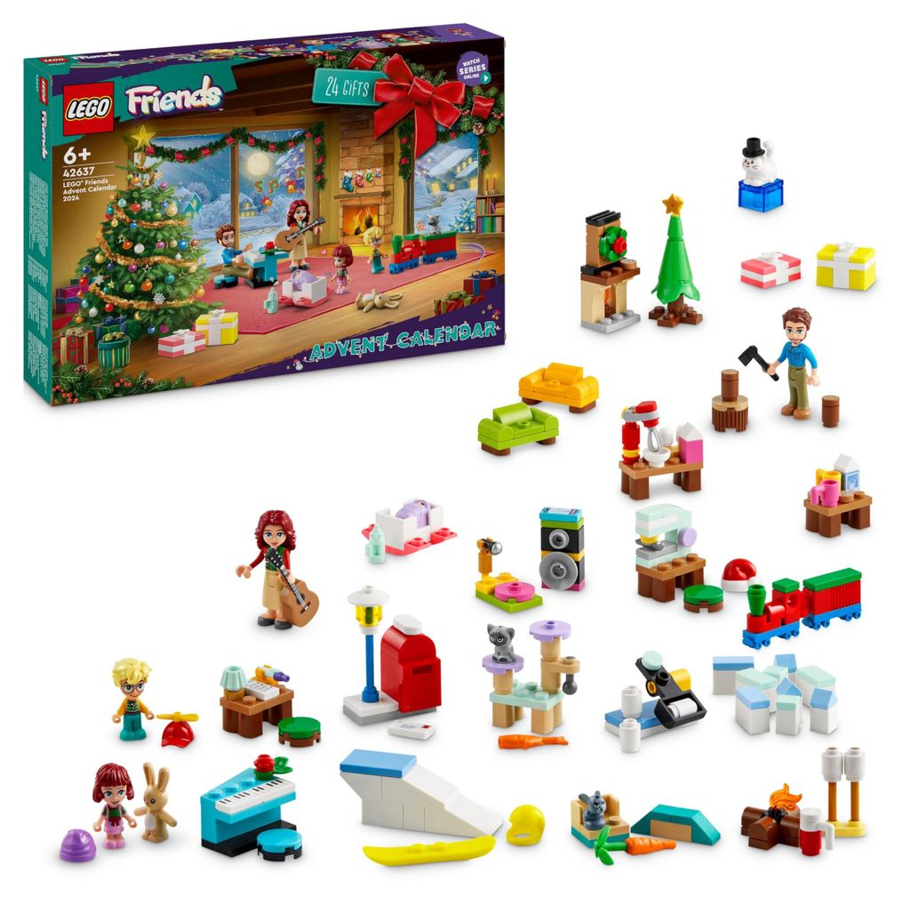 Calendario de Adviento LEGO Friends 2024, juguete navideño Imagen del producto 