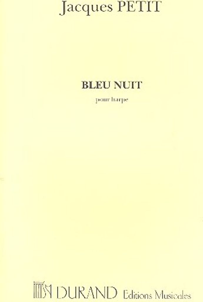 Bleu nuit pour harpe