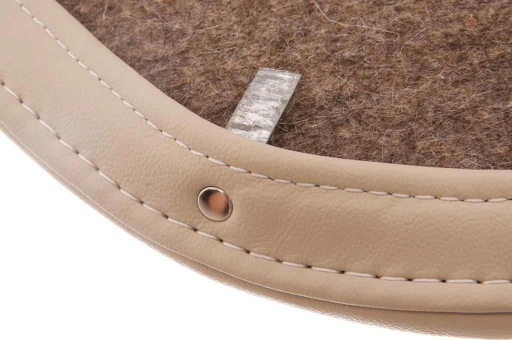 Housse de selle Simson SR1 SR2 beige avec bordure latérale renforcée