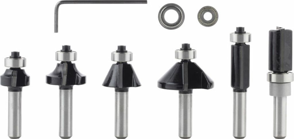 Bosch 2607017469 Bosch Fräser-Set Trim&Edging 6tlg. Imagen del producto 