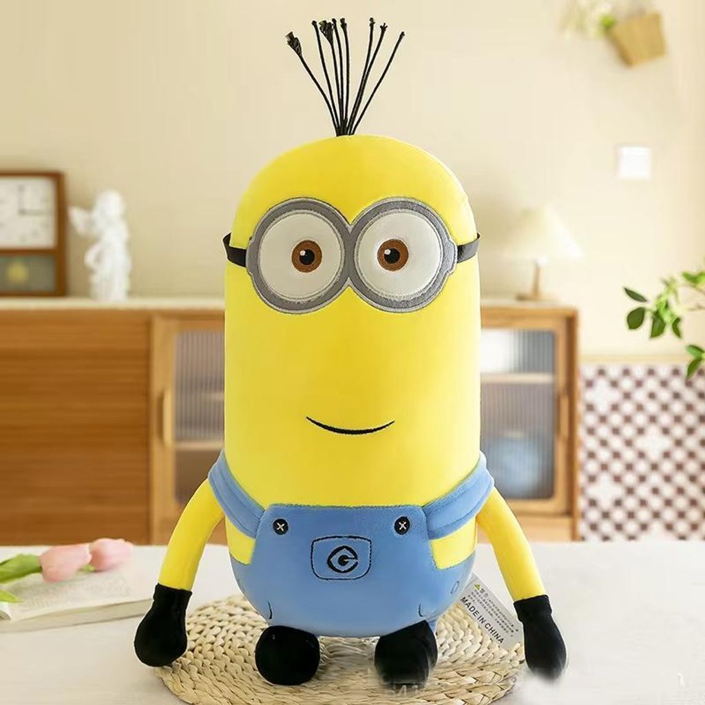 Minions Kevin Plüschtier 45 cm, gelbe Kuschelfigur mit Produktbild 
