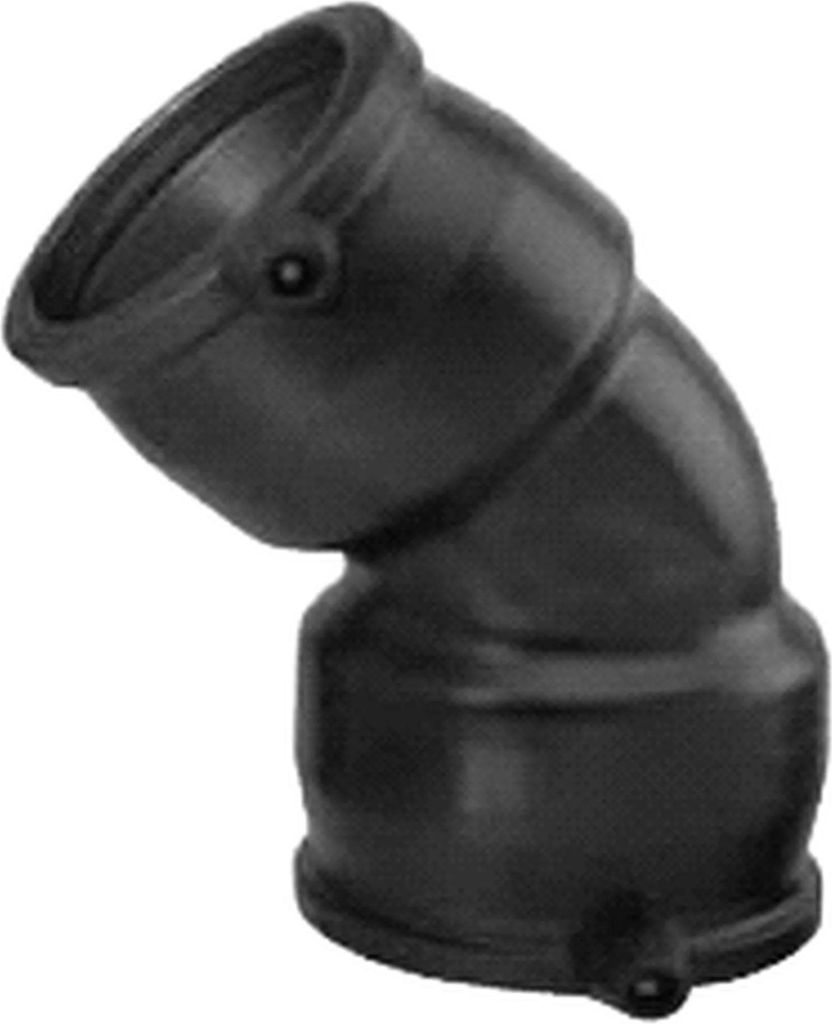 PLASSON E-Winkel 9060, 45 Grad, PE100, da 75, Gas 10/Wasser 16 bar, ÖVGW-zugel., 1 Stk.