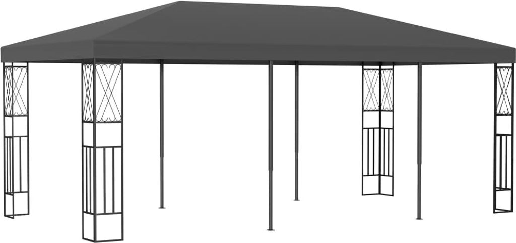 Design New Pavillon 3x6 m Anthrazit Stoff Pavillons & Partyzelte CC38315952