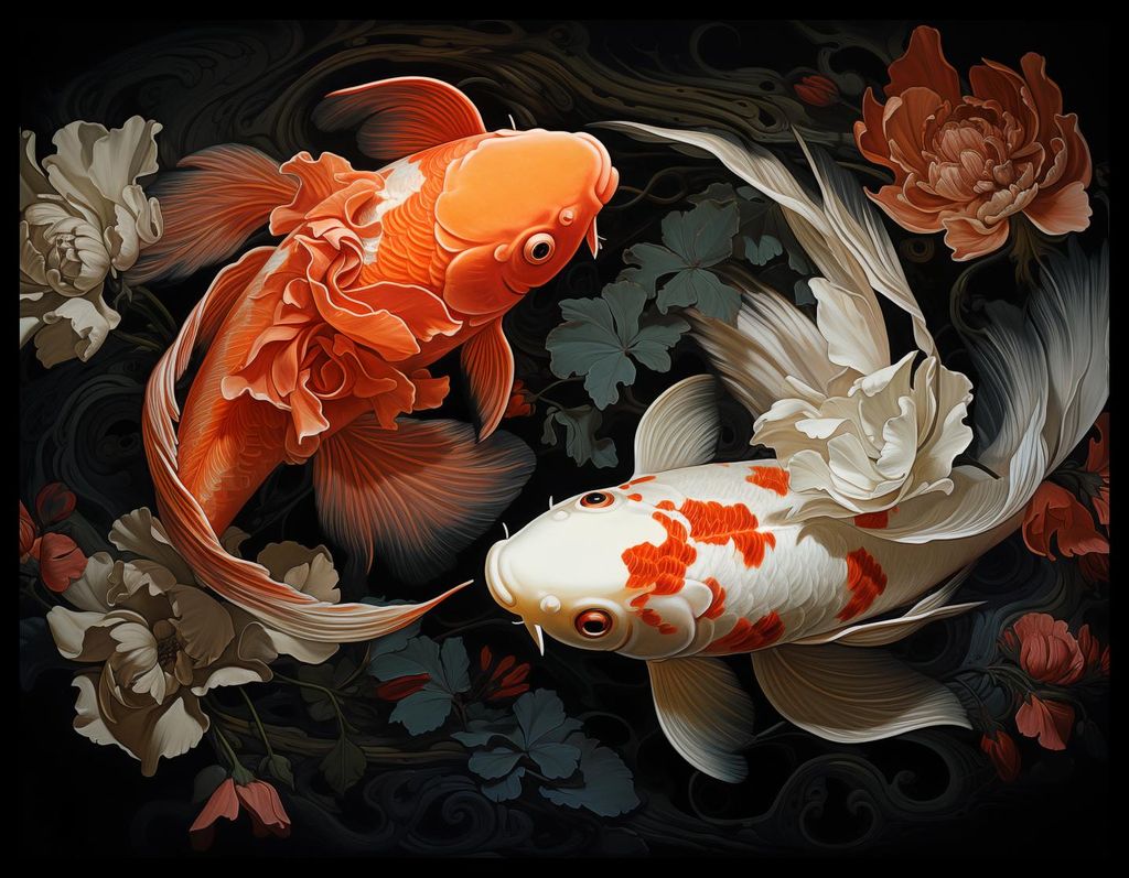 Plakat 65x50cm Harmonischer Tanz
