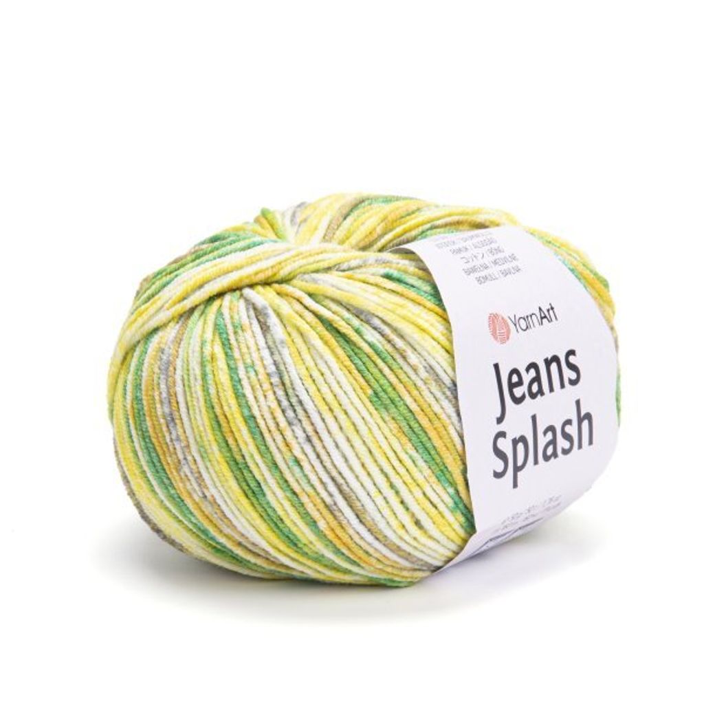 YarnArt Jeans Splash 948, Mehrfarbig, 55% Baumwolle, Produktbild 