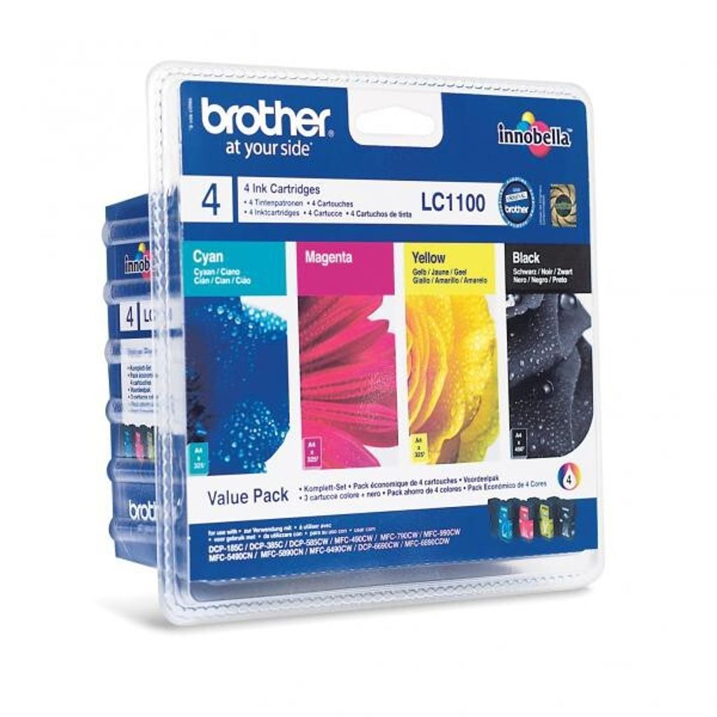 Brother LC-1100 Value Pack BK/C/M/Y Produktbild 
