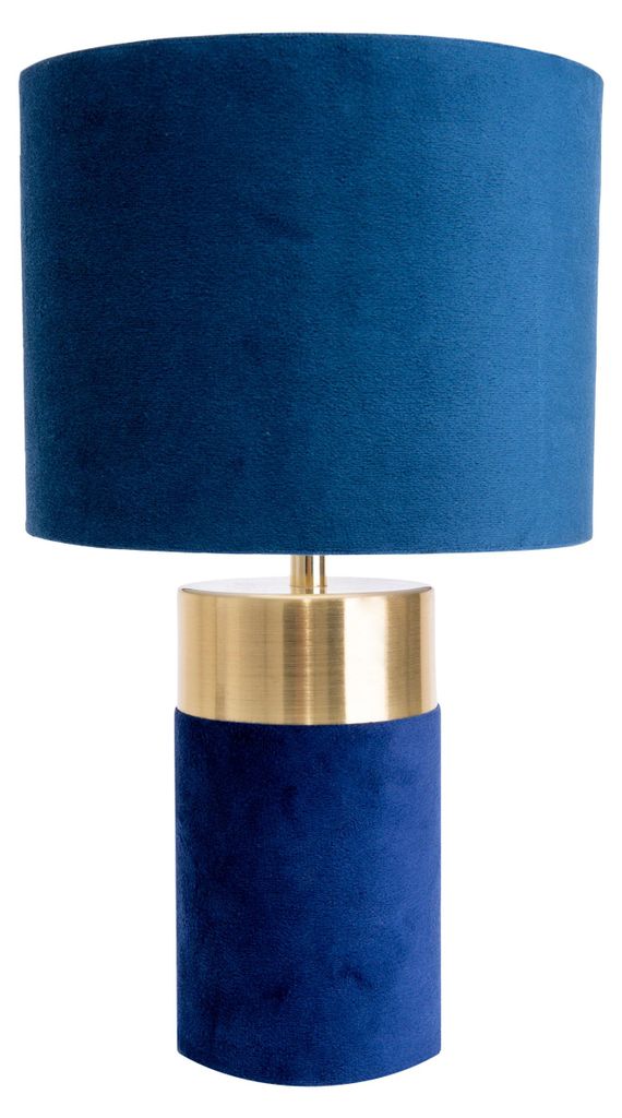 Näve E14 lampa stołowa BORDO Ø18cm niebieska 3189512 Zdjęcie produktu 