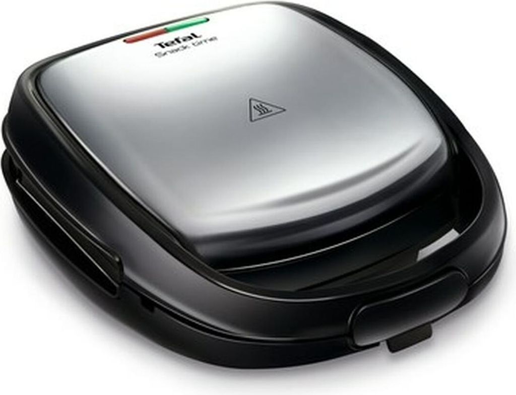 TEFAL | Sandwichmaker | SW341D12 Snack Time | 700 W | Anzahl Platten 2 | Edelstahl/Schwarz