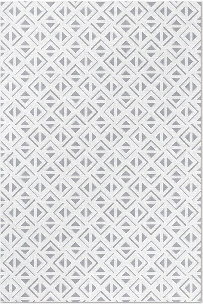 Geometrisches minimalistisches Muster – Vinyl Fußmatte – 100x150 cm – Rutschfest, Pflegeleicht & Langlebig