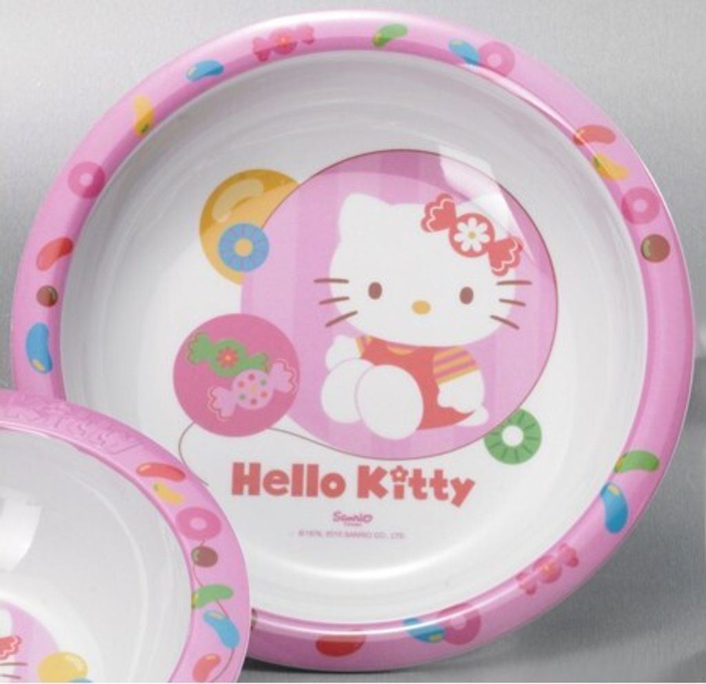 Kinderteller Hello Kitty Melamin Ø 22,0 cm