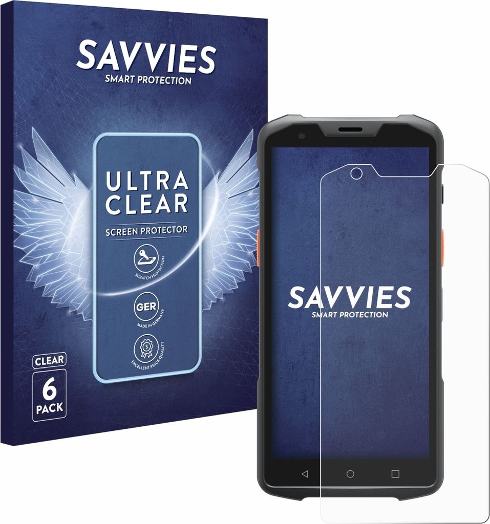 6x Für Sunmi L2s Pro Schutzfolie Savvies Displayschutz Display Schutz Folie Klar Transparent