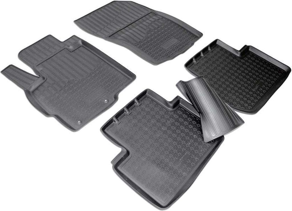 3D Gummi Fußmatten für Mitsubishi Outlander | Typ CW | BJ 2006-2012 | passgenau