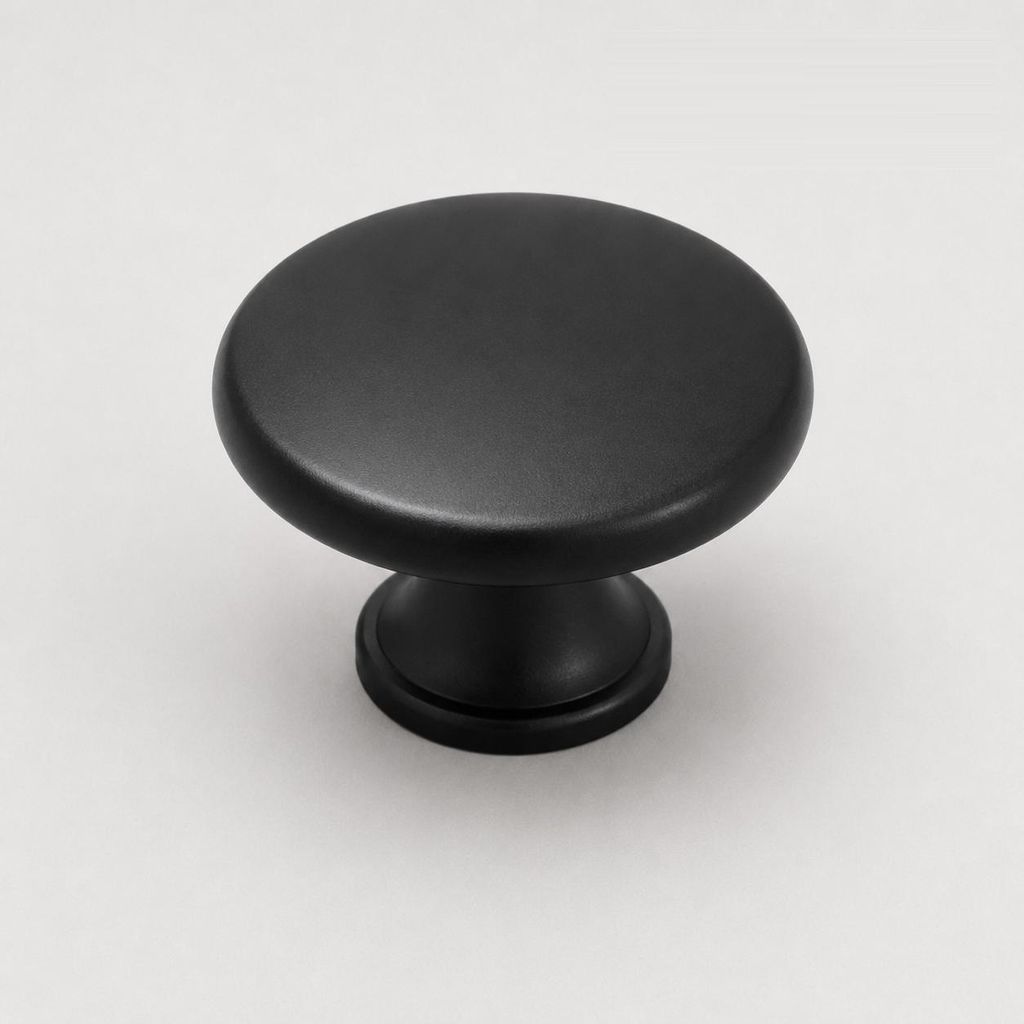 Möbelknopf  Schrankknopf  Schubladenknopf 217  Schwarz Produktbild 