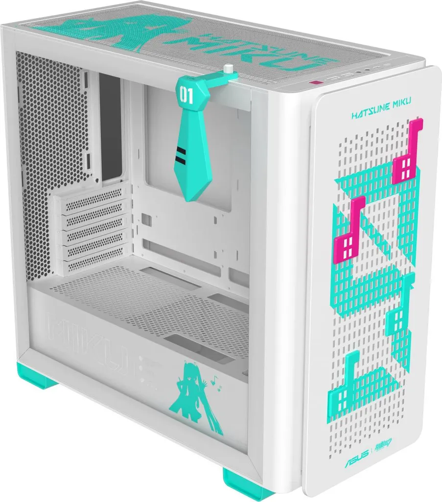 Case Asus A23 Hatsune Miku Edition Bianco Turchese 90Dc00K3-B09010