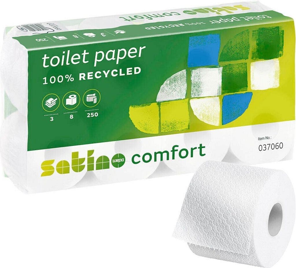 wepa Toilettenpapier Comfort 3 lagig hochweiß