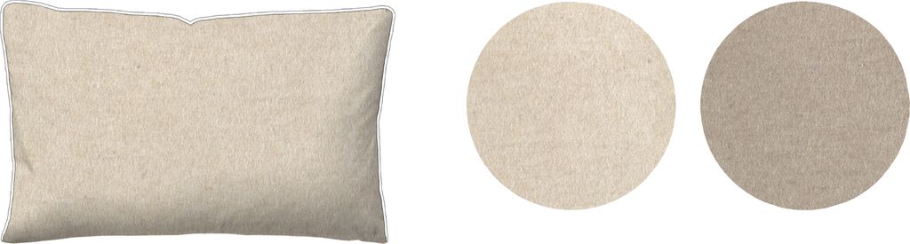 biberna Melange-Flanell Bettwäsche 0840500 MELANGE UNI color: natur, size: 1x 40x80 cm