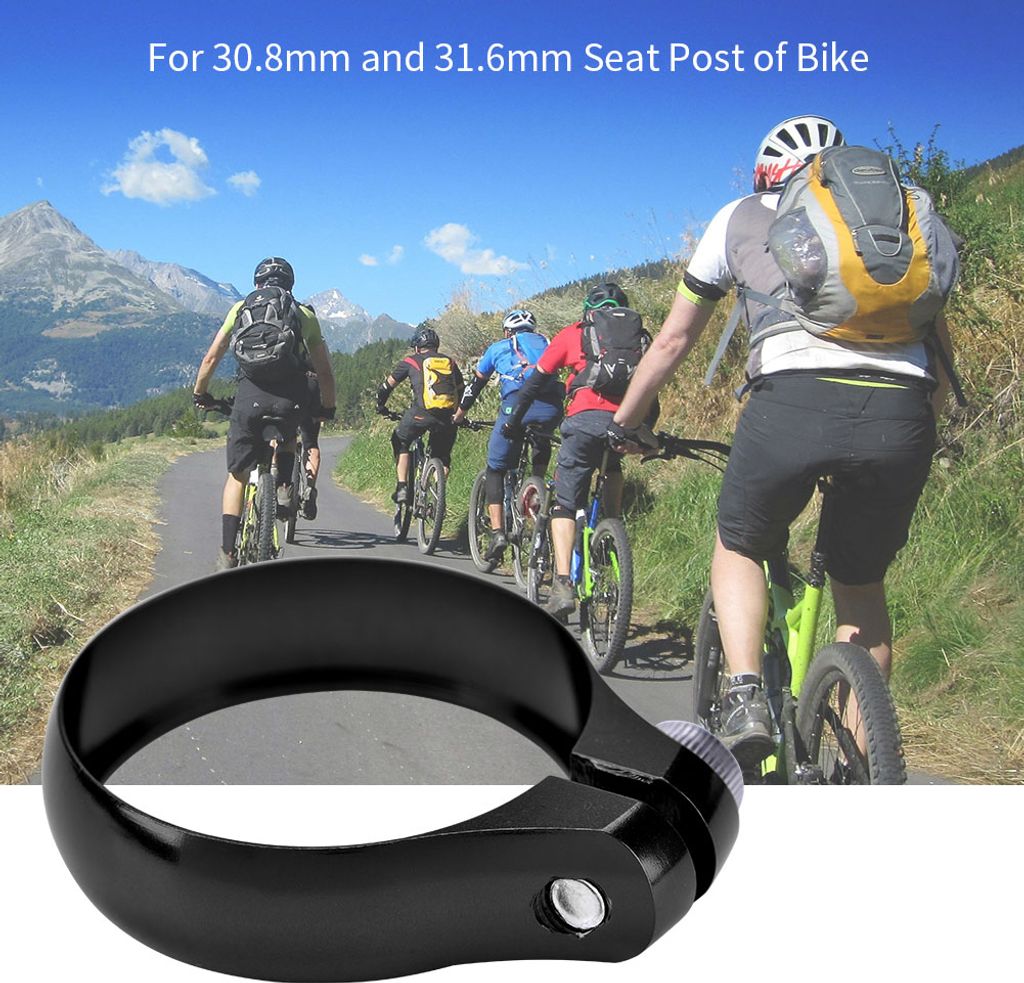 Ultraleichter CNC-Aluminium-Sattelstützenklemmring – 34,9 mm Durchmesser, passend für 30,8 mm und 31,6 mm Sattelstützen, für Mountainbike und...