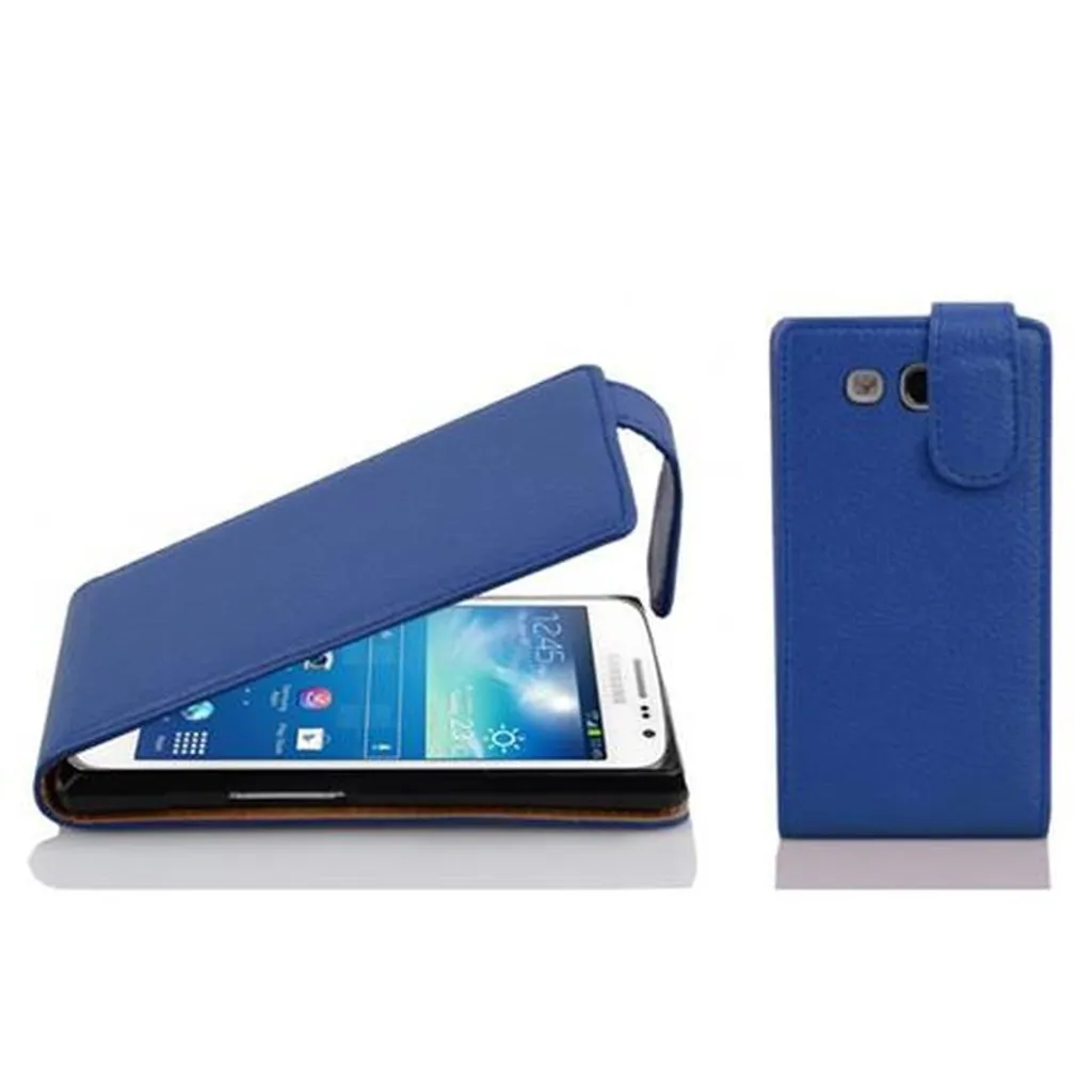 Cadorabo custodia protettiva per Samsung Galaxy EXPRESS 2 custodia in blu flip case custodia per cellulare cover in Similcuoio