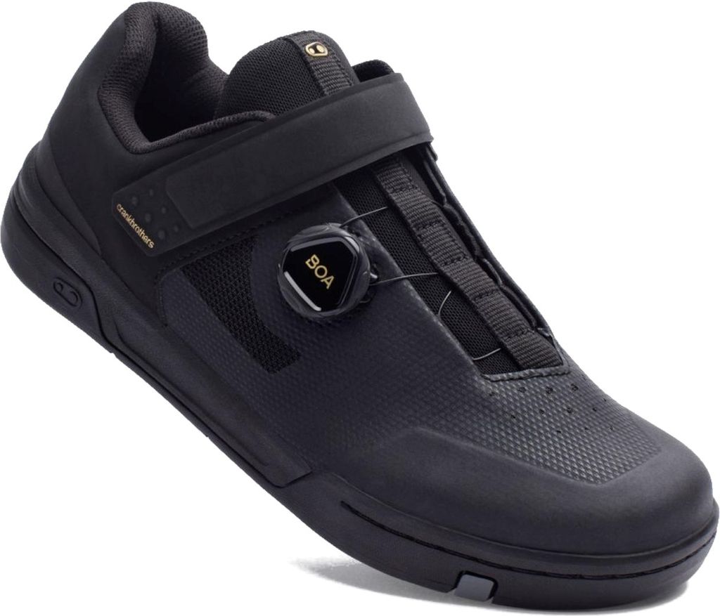 Crankbrothers Scarpe da bici unisex Stamp Boa , Nero Oro, Immagine del prodotto 