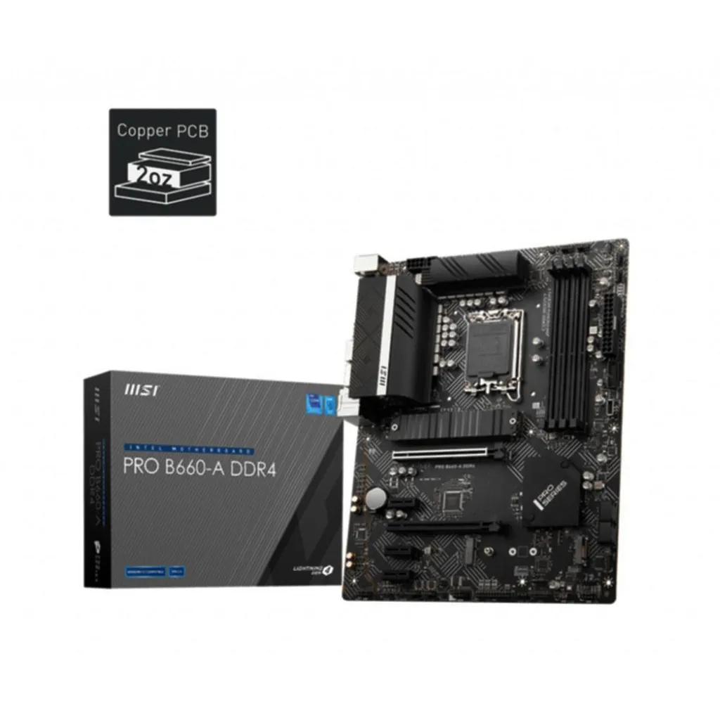 Évitez la surchauffe avec la carte mère MSI PRO B660-A DDR4 Format ATX