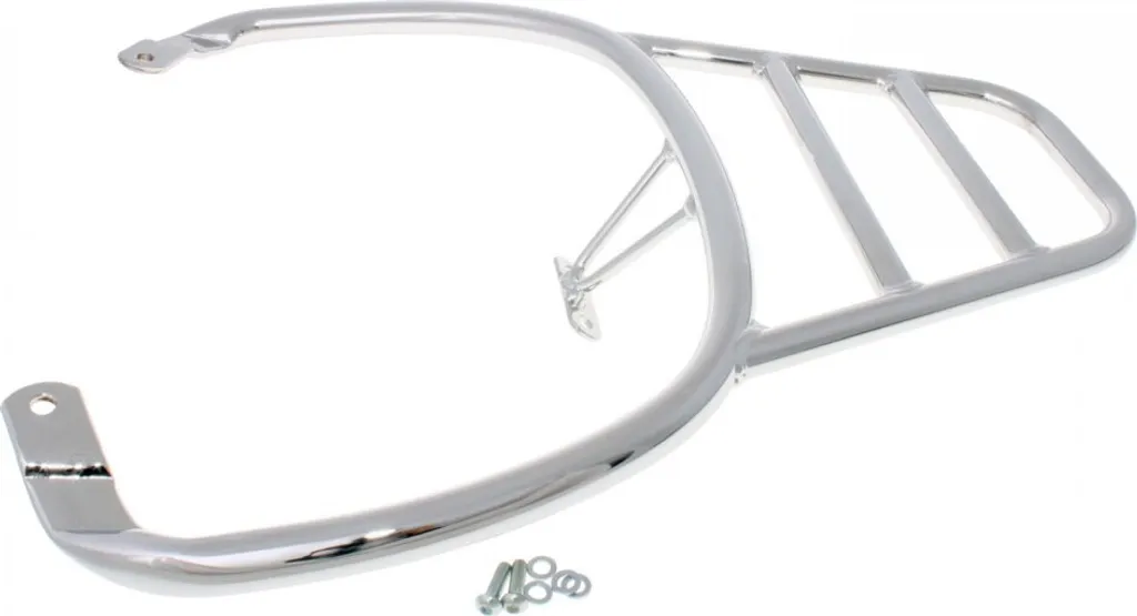 Support Top Case Vespa Primavera Sprint - Porte-bagages Chromé d'Origine