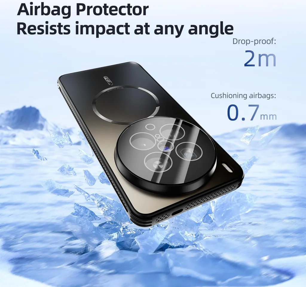Cover Magnetica Vivo X200: Custodia Antiurto PC+TPU con Protezione Lenti - 7