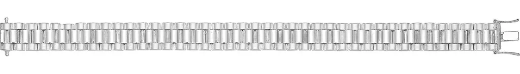 Grosse Gourmette en Argent 925 pour Homme et Femme - Maille de 12mm