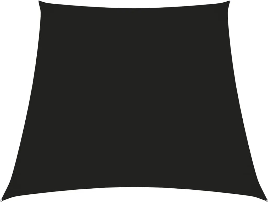 The Living Store Tenda da sole Oxford in tessuto trapezoidale 2/4x3 m nero