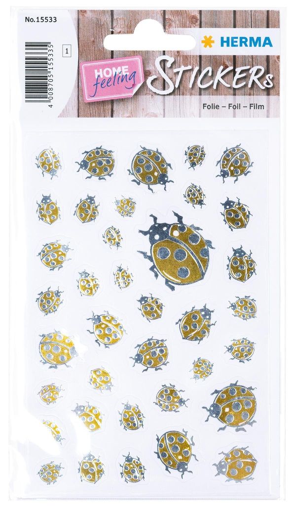 HERMA Sticker Home feeling "Goldkäfer" 1 Blatt