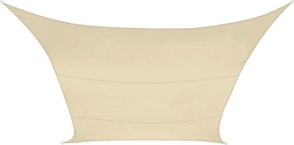 Tenda a Vela Esterno 5x5 Champagne - Design Quadrato Permeabile UV90