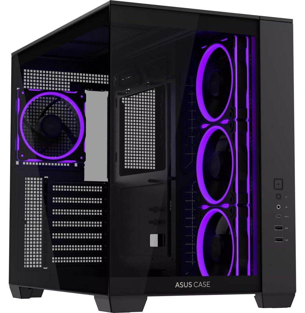 ASUS A32 PLUS TG ARGB BLACK Case Produktbild 