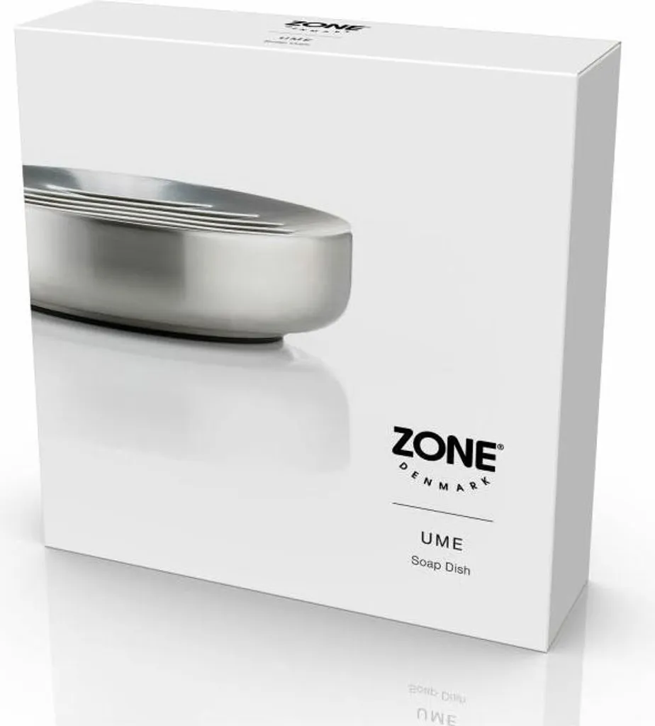 Portasapone Argento Zone Denmark Ume 34790 Acciaio Inossidabile Moderno