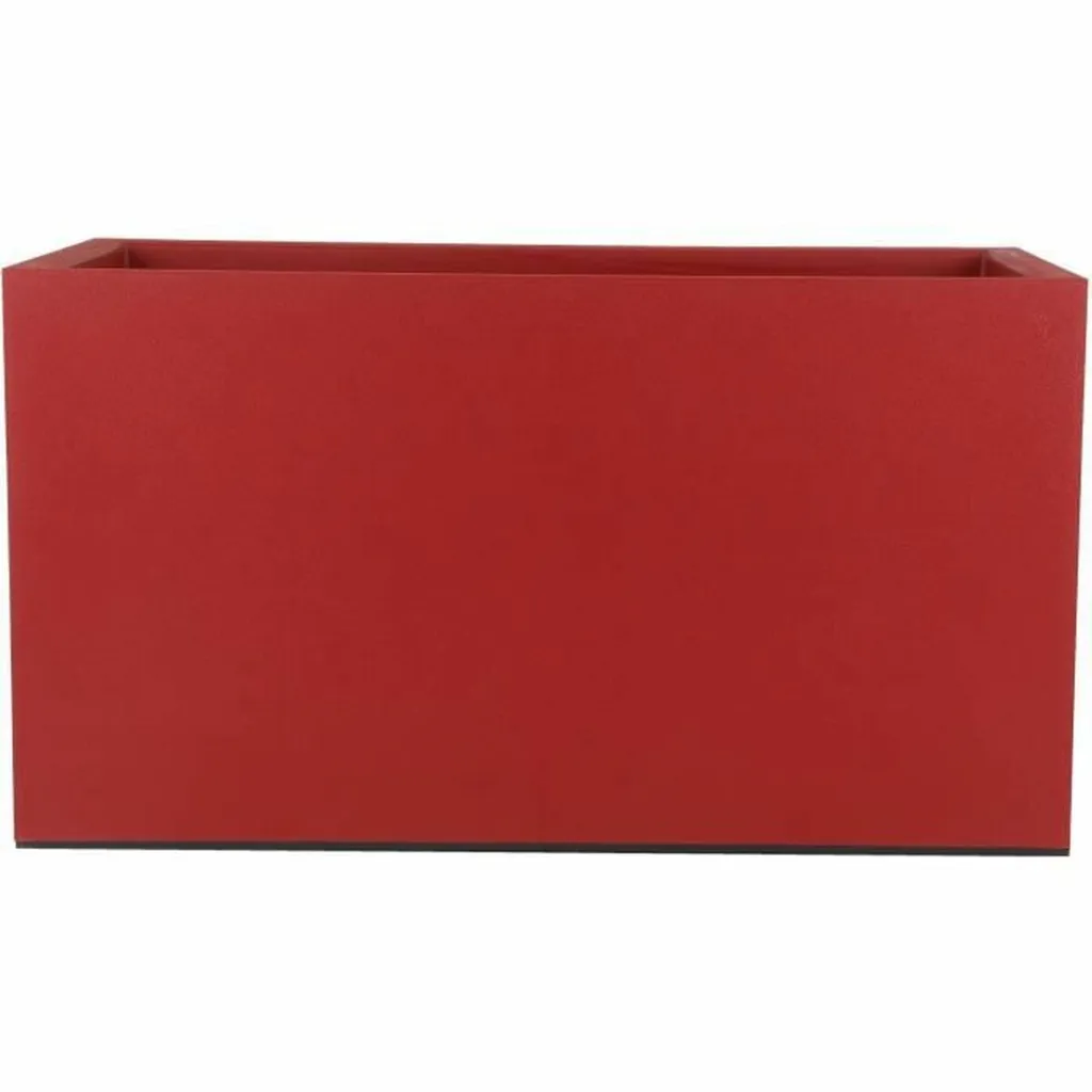 Bac à fleurs en granit rouge 60x30 cm - Jardinière robuste en pierre