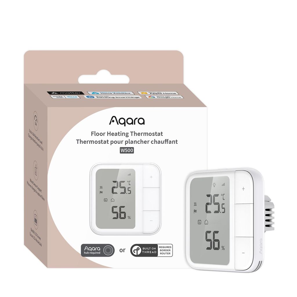 Aqara Thermostat W500, Digitales Thermostat Produktbild 