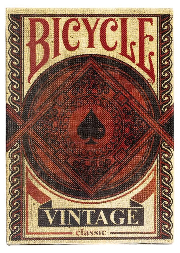 Bicycle Vintage, 56 kusov, Červená, Žltá, 1 veža/veží, Obrázok produktu 