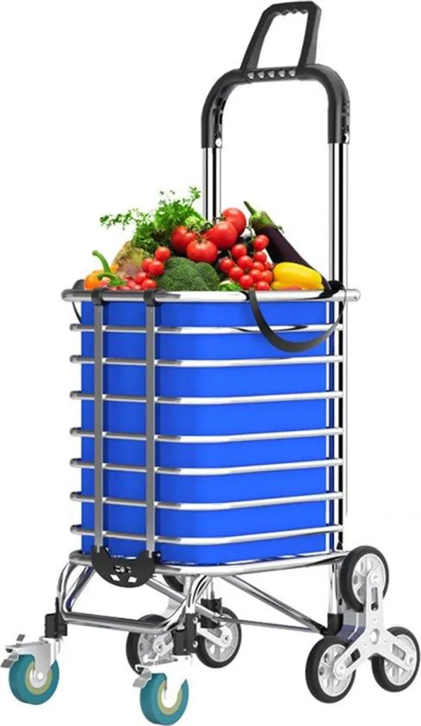 Chariot de courses 8 roues idéal pour les escaliers et pliable format 40L