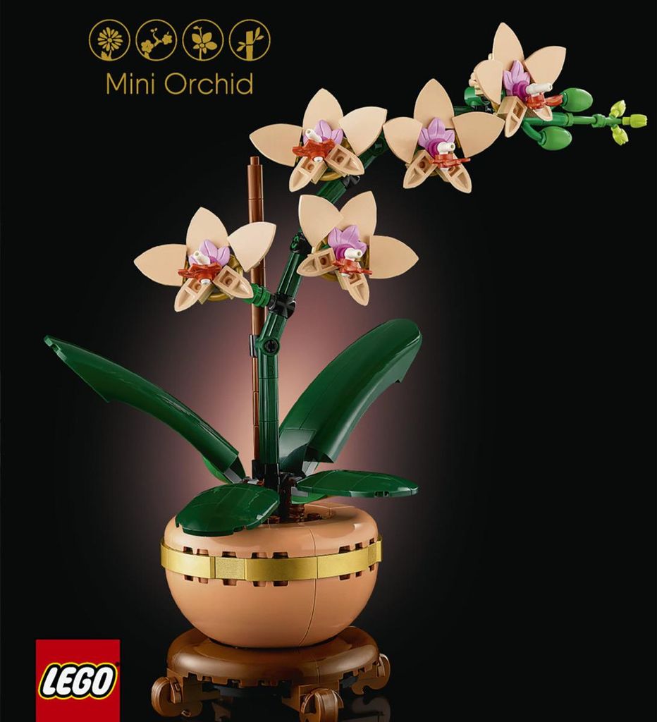 LEGO Botanicals Mini Orchidea 10343 Set Costruzione 274 Immagine del prodotto 