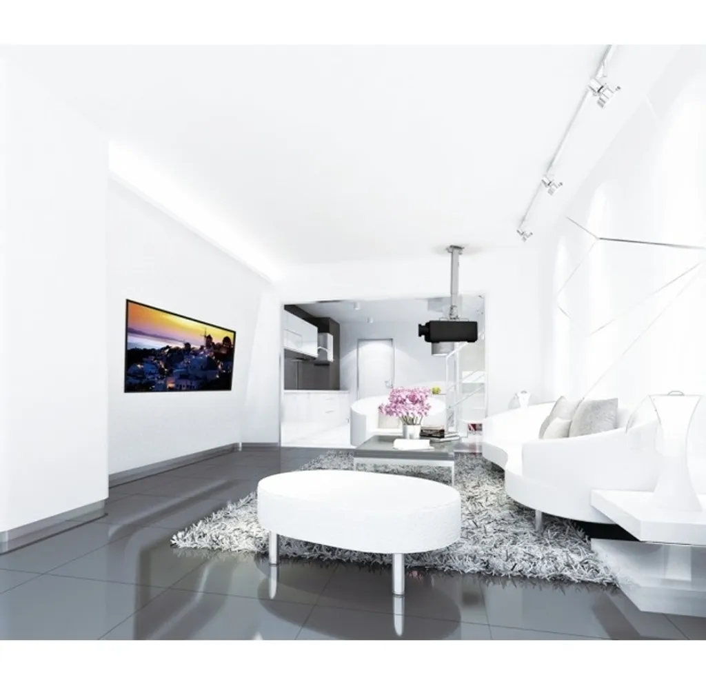 Support de Plafond pour Écran Plat Reflecta Tapa L Argent Ajustable