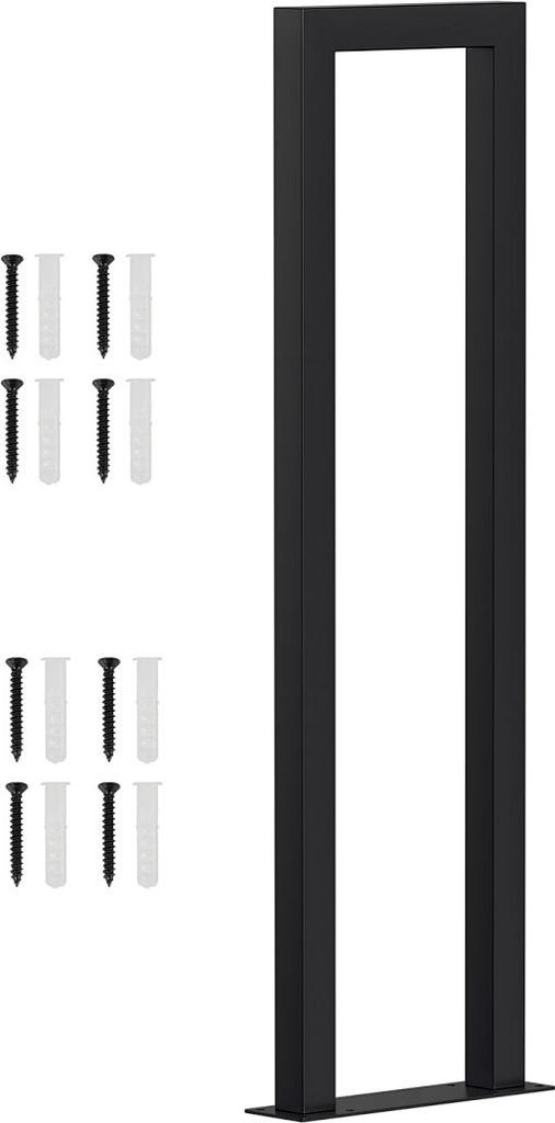 Izrielar 65cm U-Form Treppengeländer Schwarz Handlauf für Treppen für Universal Innen und Außen , Flure